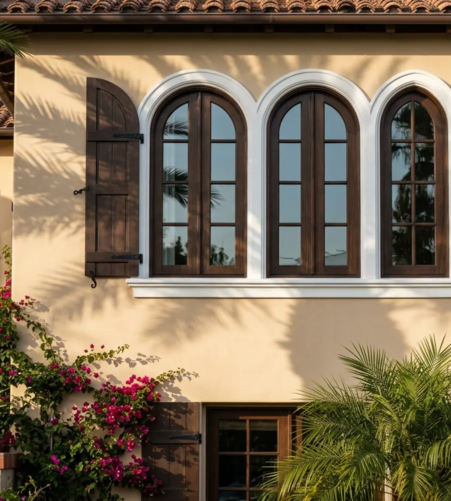 Repainted Mediterranean stucco home